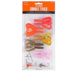 Fladen Soft Lure Assortment Double Tails (multiple Options) 11 Fladen Soft Lure Assortment Double Tails (multiple Options) -Sports-Fishing Equipment 1b9b0452974774af