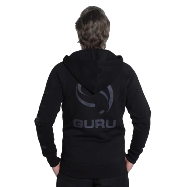 Guru Semi Logo Hoodie Black 5 Guru Semi Logo Hoodie Black - Image 3
