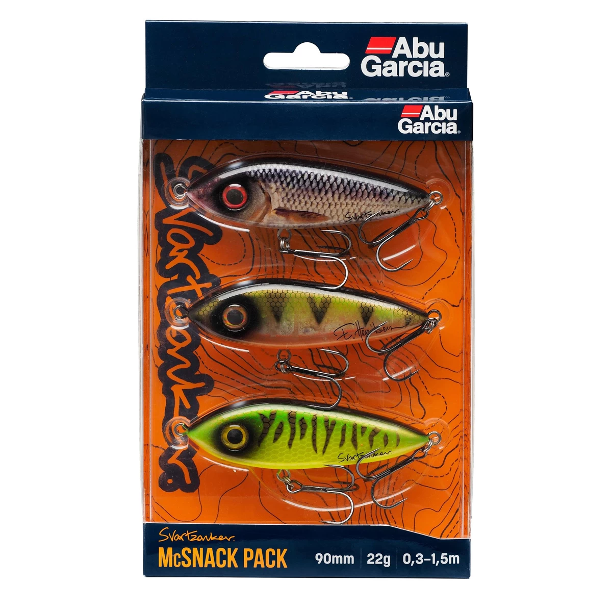 Abu Garcia Svartzonker McSnack Pack (3 Pieces) 3 Abu Garcia Svartzonker McSnack Pack (3 Pieces)