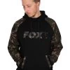 Fox Raglan Hoodie Black/Camo -Sports-Fishing Equipment 36041d6c81309f40