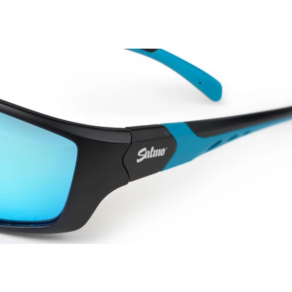 Salmo Wrap Eyewear Black / Grey Ice Blue Lens 5 Salmo Wrap Eyewear Black / Grey Ice Blue Lens - Image 3