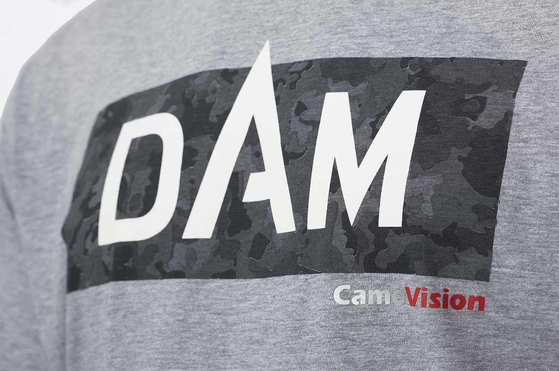 Dam Logo T-Shirt Grey 4 Dam Logo T-Shirt Grey - Image 2