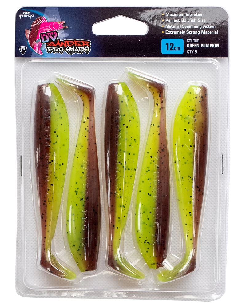Fox Rage Zander Pro Ultra UV Green Pumpkin (5pcs) 3 Fox Rage Zander Pro Ultra UV Green Pumpkin (5pcs)