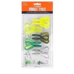 Fladen Soft Lure Assortment Double Tails (multiple Options) 12 Fladen Soft Lure Assortment Double Tails (multiple Options) -Sports-Fishing Equipment 73227a13465e8044