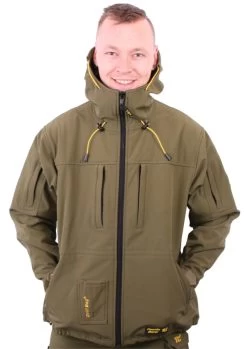 Tactic Carp Softshell Parka With Drill-bag