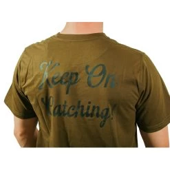 Tactic Carp T-shirt 'Keep On Catching' Green -Sports-Fishing Equipment 89cfdbe5b5c2aa6d