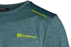 RidgeMonkey APEarel CoolTech T-Shirt Green Junior -Sports-Fishing Equipment 9b1a351b1f3683a4