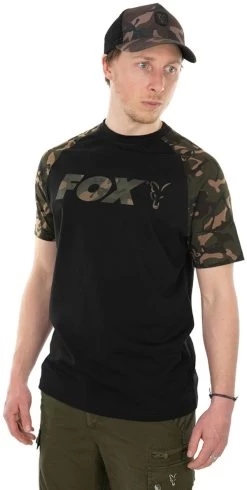 Fox Black/Camouflage Raglan T-Shirt