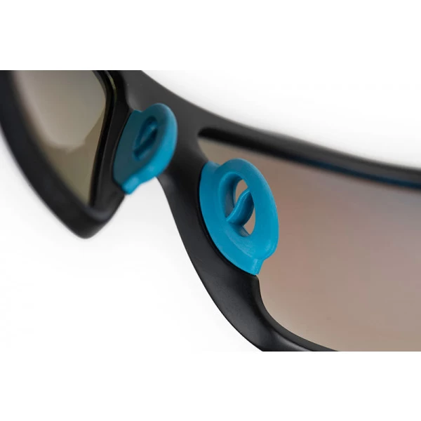 Salmo Wrap Eyewear Black / Grey Ice Blue Lens 6 Salmo Wrap Eyewear Black / Grey Ice Blue Lens - Image 4