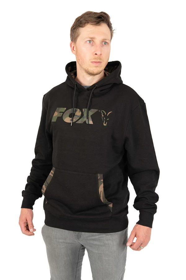 Fox LW Black/Camo Print Hoody 3 Fox LW Black/Camo Print Hoody