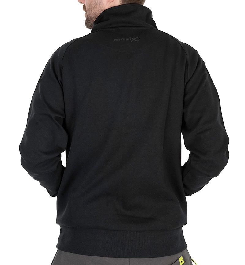Matrix Black Edition 1/4 Zip Sweat Black/Lime Hoody 4 Matrix Black Edition 1/4 Zip Sweat Black/Lime Hoody - Image 2