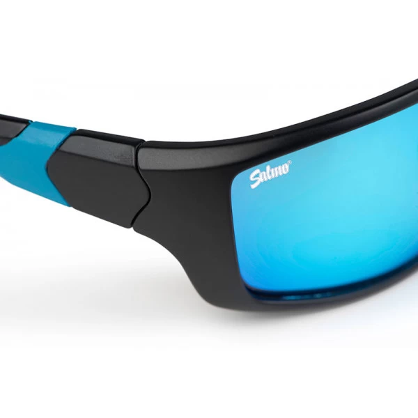 Salmo Wrap Eyewear Black / Grey Ice Blue Lens 4 Salmo Wrap Eyewear Black / Grey Ice Blue Lens - Image 2