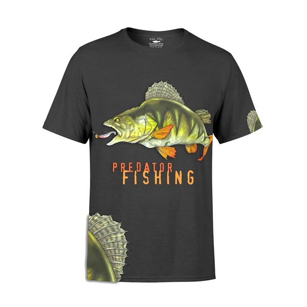 Fladen T-shirt Greedy Perch 3 Fladen T-shirt Greedy Perch