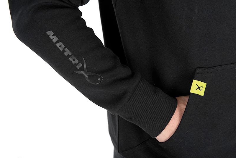 Matrix Black Edition 1/4 Zip Sweat Black/Lime Hoody 5 Matrix Black Edition 1/4 Zip Sweat Black/Lime Hoody - Image 3