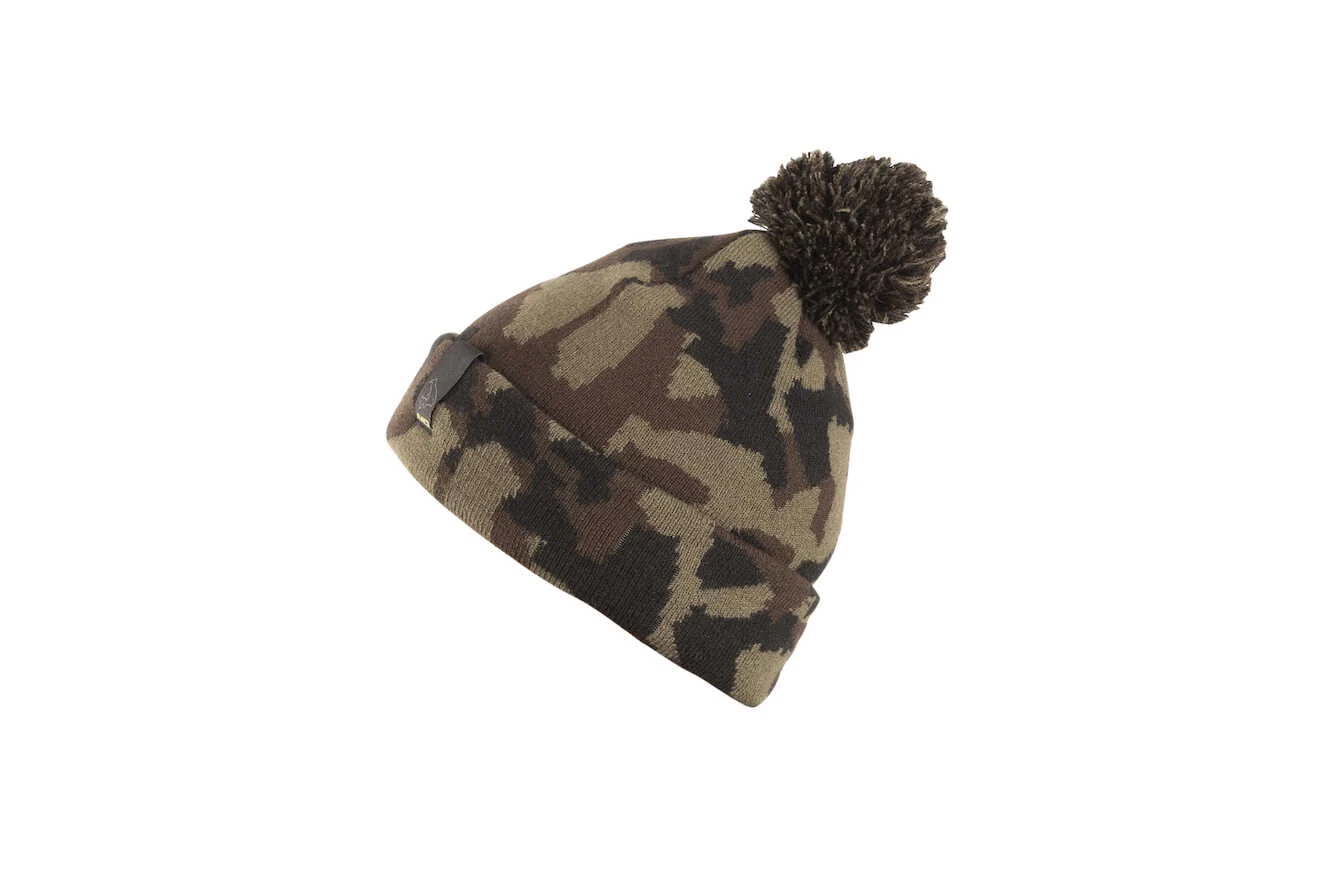 Avid Carp Camo Bobble Hat 4 Avid Carp Camo Bobble Hat - Image 2