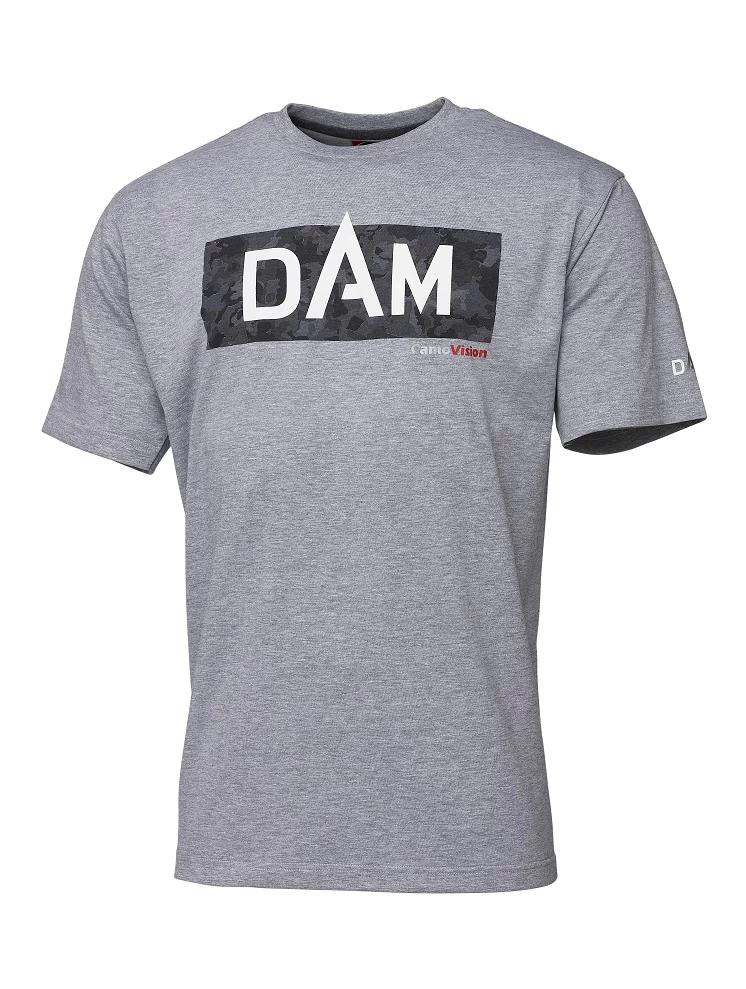 Dam Logo T-Shirt Grey 3 Dam Logo T-Shirt Grey